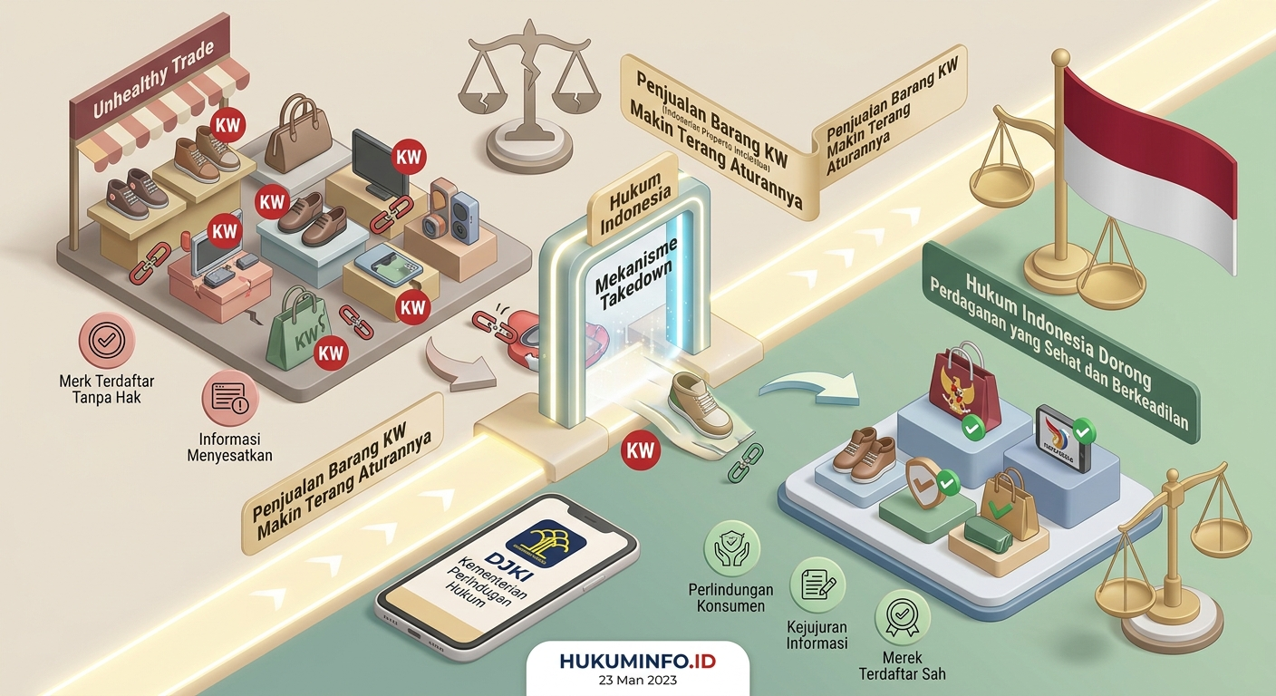 Penjualan Barang KW Makin Terang Aturannya, Hukum Indonesia Dorong Perdagangan yang Sehat dan Berkeadilan