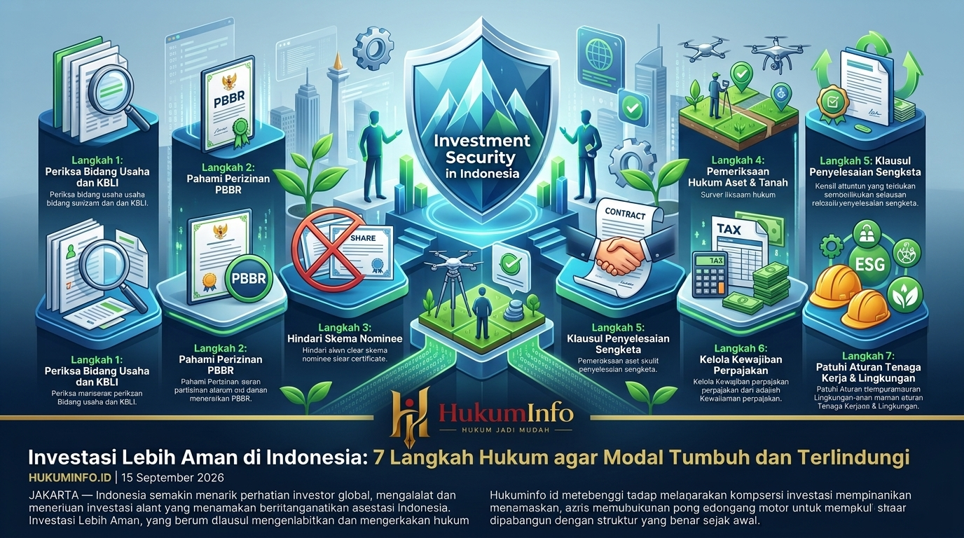Investasi Lebih Aman di Indonesia: 7 Langkah Hukum agar Modal Tumbuh dan Terlindungi