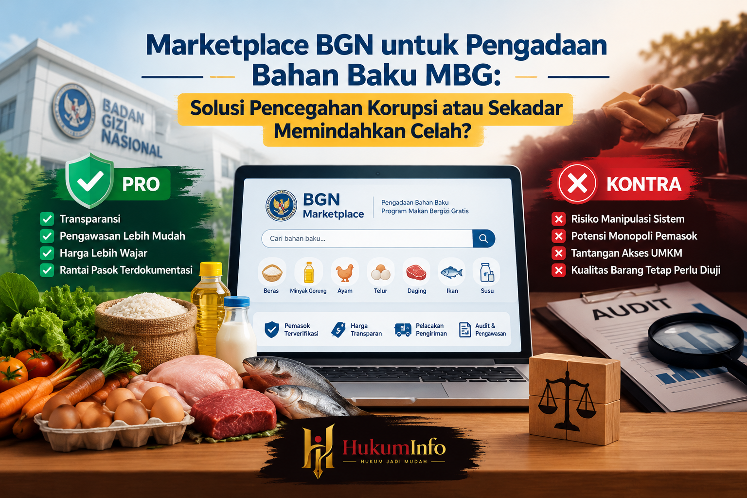 Marketplace BGN untuk Pengadaan Bahan Baku MBG: Solusi Pencegahan Korupsi atau Sekadar Memindahkan Celah?